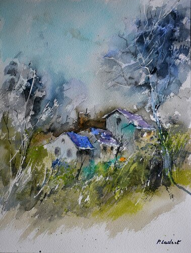 Clearing- aquarelle 812032 di Pol Ledent, Opera su carta in vendita su Singulart