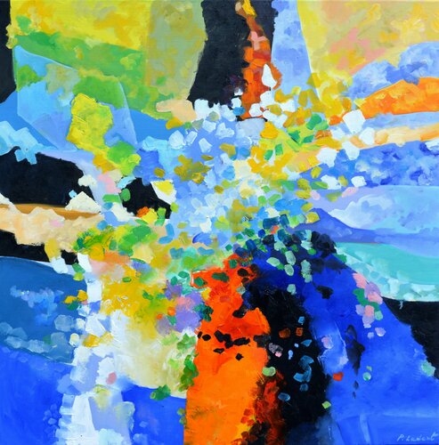 Abstract still life di Pol Ledent, Pittura in vendita su Singulart