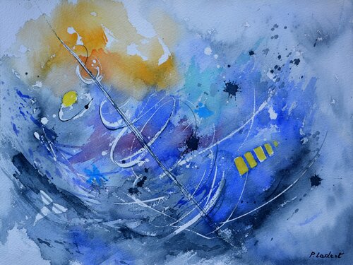 Spinning - aquarelle 712052 di Pol Ledent, Opera su carta in vendita su Singulart