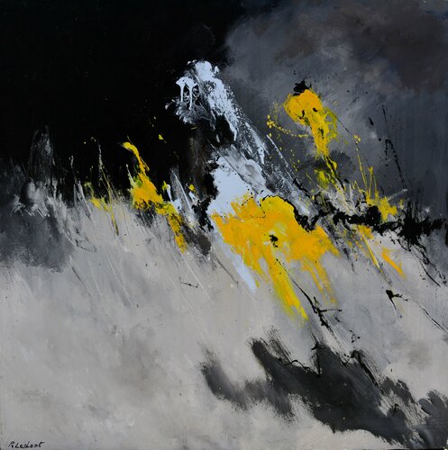 Yellow energy by Pol Ledent, Painting for Sale on Singulart