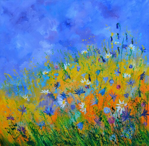 Wild flowers 88 von Pol Ledent, Malerei kaufen auf Singulart