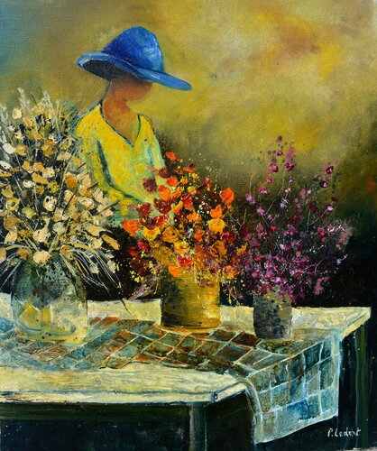 Three still lives di Pol Ledent, Pittura in vendita su Singulart