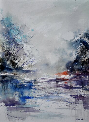 Waters   aquarelle 311103 par Pol Ledent, Œuvre sur papier en vente sur Singulart