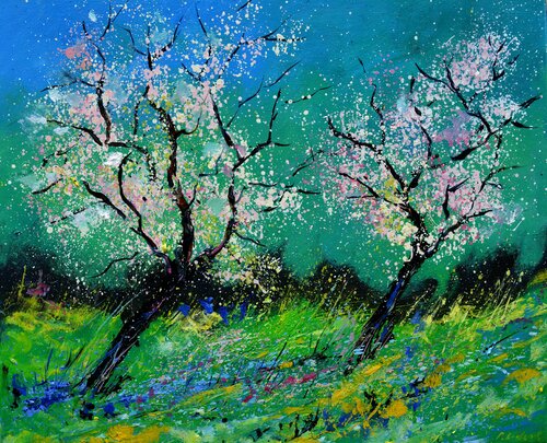 Spring is in the air di Pol Ledent, Pittura in vendita su Singulart