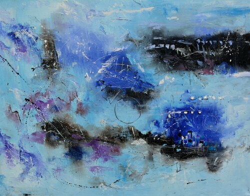 Lost in Blues von Pol Ledent, Malerei kaufen auf Singulart