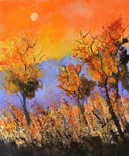 Autumnal feast von Pol Ledent, Malerei kaufen auf Singulart