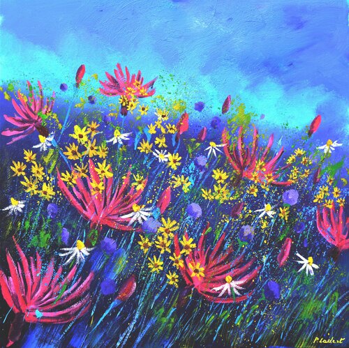 wild flowers 775190 par Pol Ledent, Peinture en vente sur Singulart