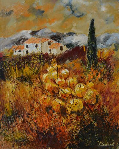 Automne in Provence van Pol Ledent, Schilderij te koop op Singulart