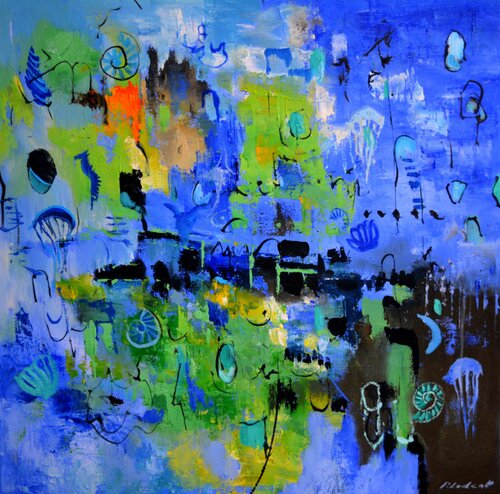 Deep sea van Pol Ledent, Schilderij te koop op Singulart