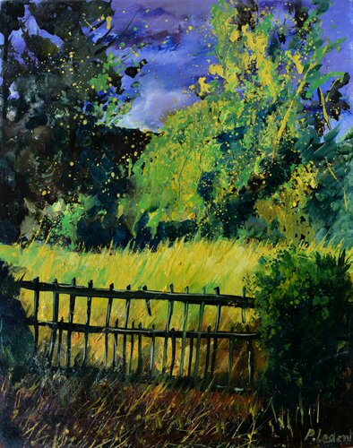 La lumière d'avant l'orage van Pol Ledent, Schilderij te koop op Singulart