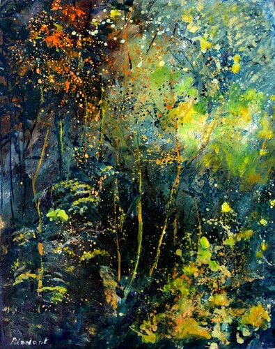 Light in deep wood van Pol Ledent, Schilderij te koop op Singulart