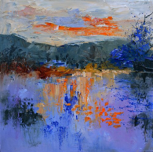 Sunset - 442020 van Pol Ledent, Schilderij te koop op Singulart