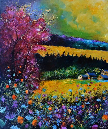 Autumnal panorama van Pol Ledent, Schilderij te koop op Singulart