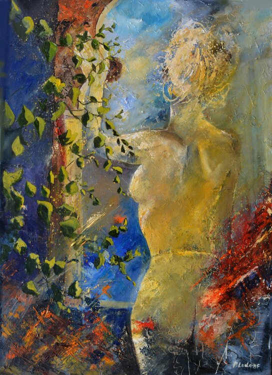 Waiting for her lover Pol Ledent