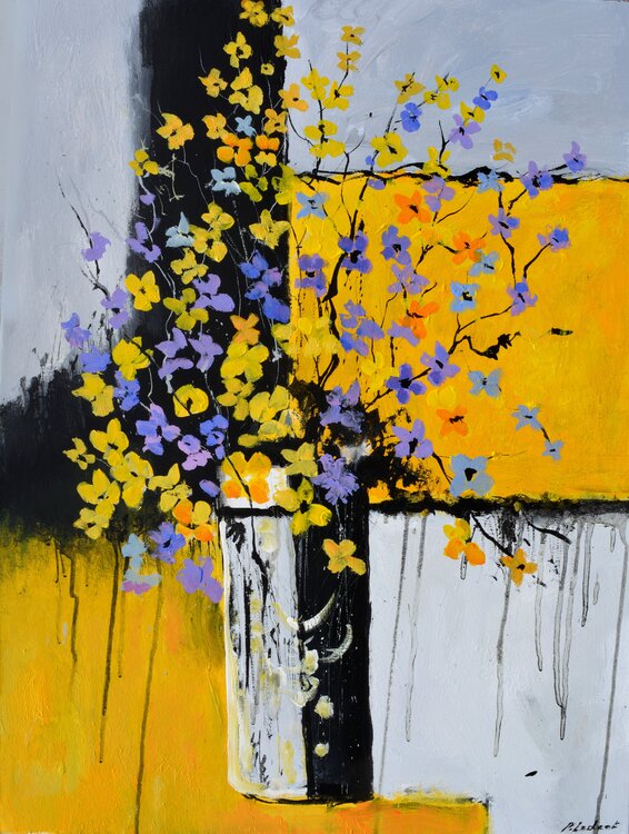 Yellow still life  - 6822 Pol Ledent
