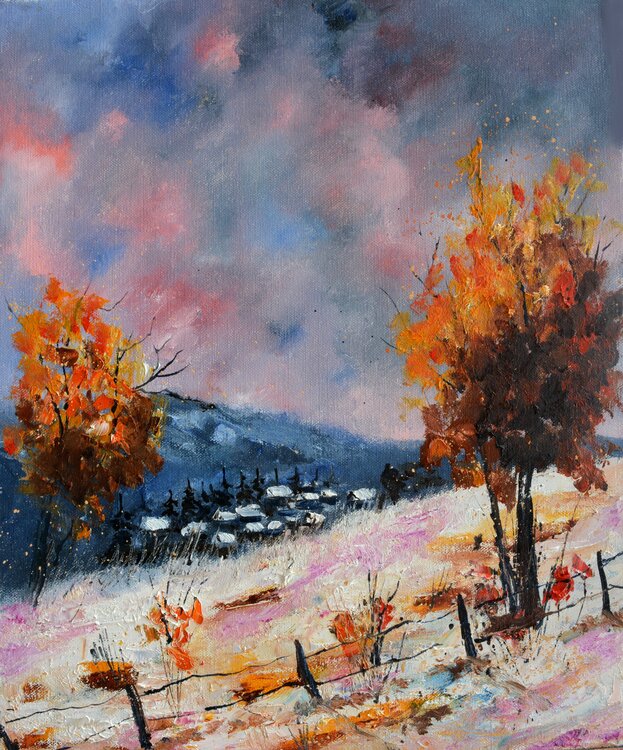 Snowy landscape 2022 Pol Ledent