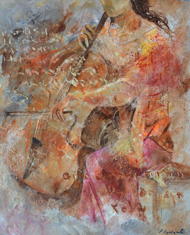 Playing cello Pol Ledent