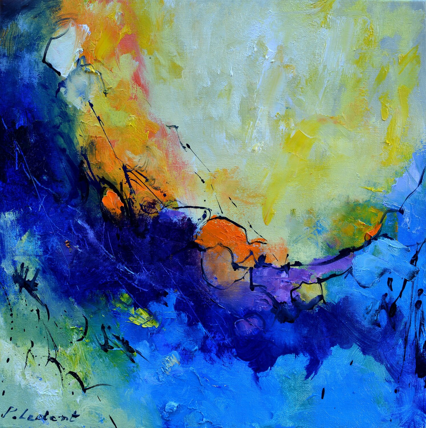 Soothing blue Pol Ledent