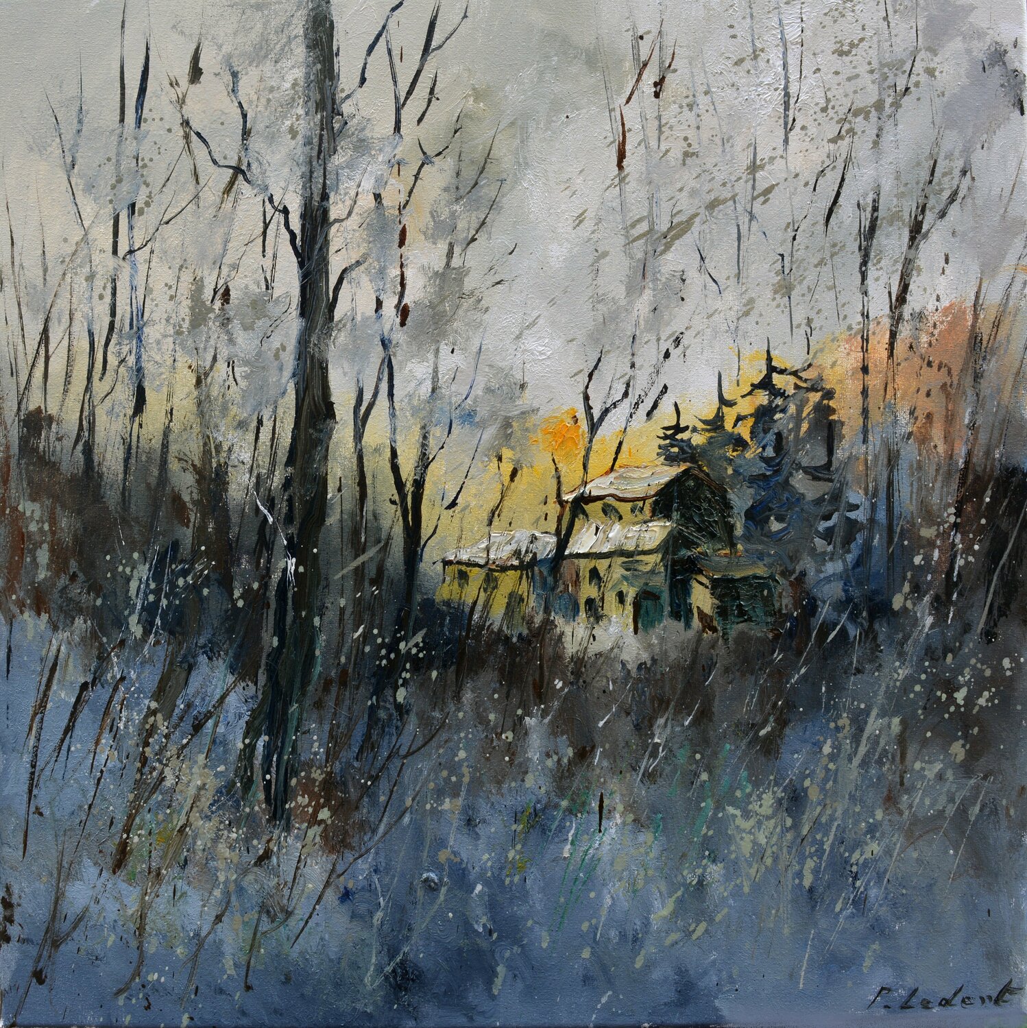 A hunter's shelter   552021 Pol Ledent
