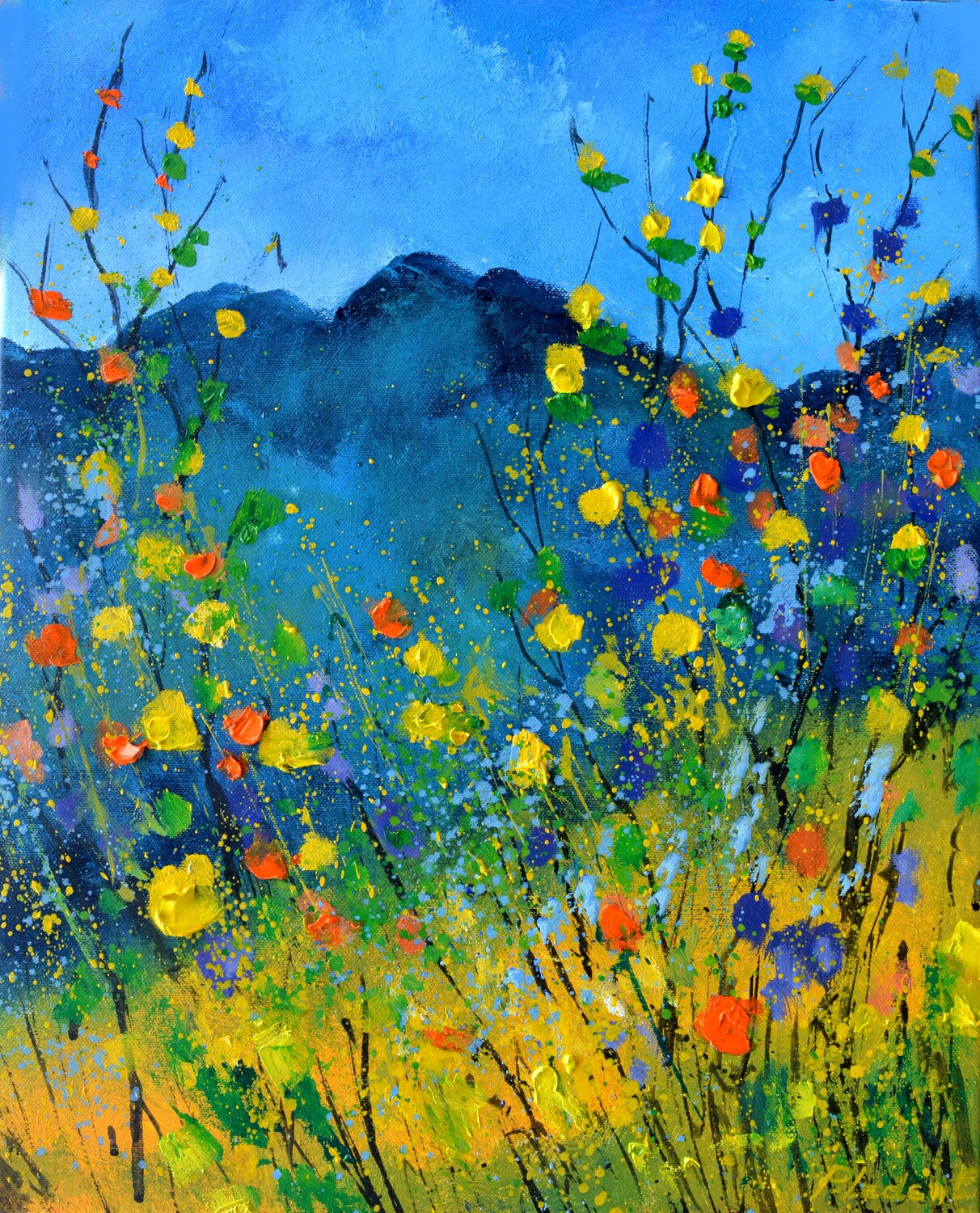 A fireworks of flowers Pol Ledent