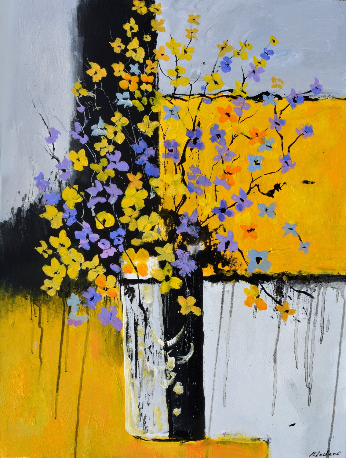 Yellow still life  - 6822 Pol Ledent