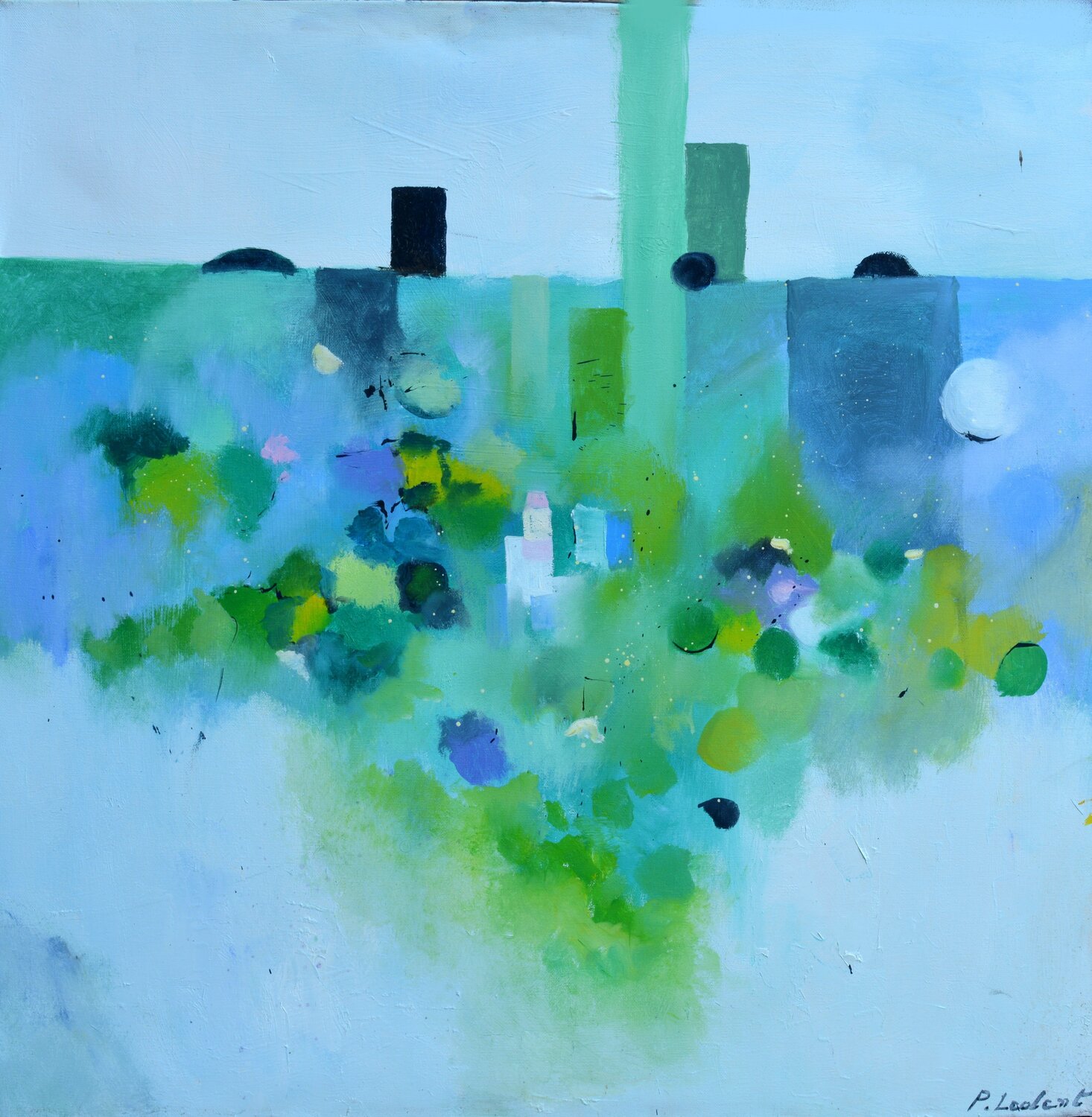 Green and blue dwellings Pol Ledent