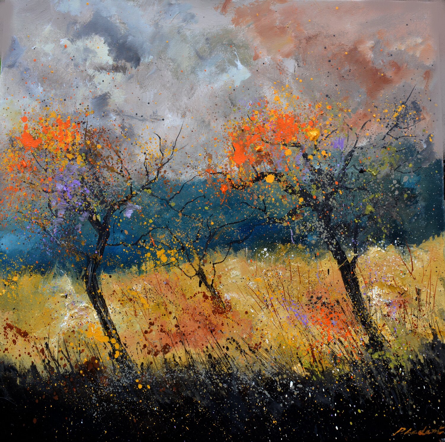 Orchard in autumn Pol Ledent