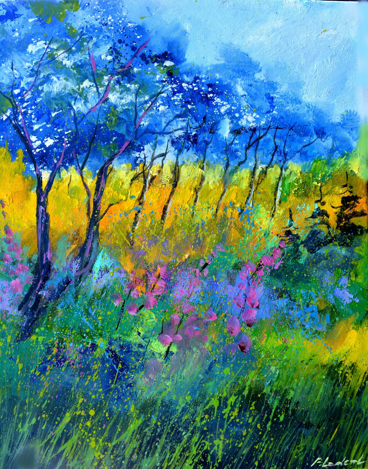 Summer light in the wood Pol Ledent