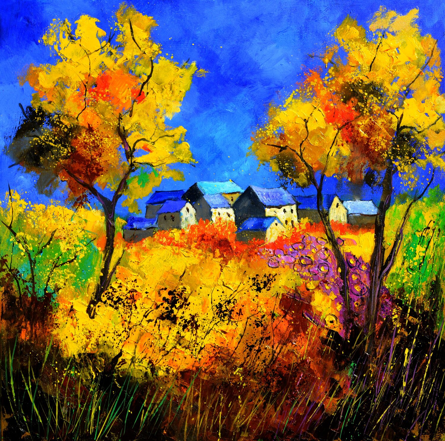 Colourful landscape Pol Ledent