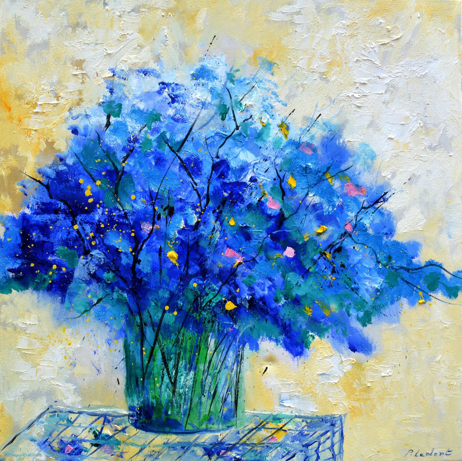 Blue still life -  7723 Pol Ledent