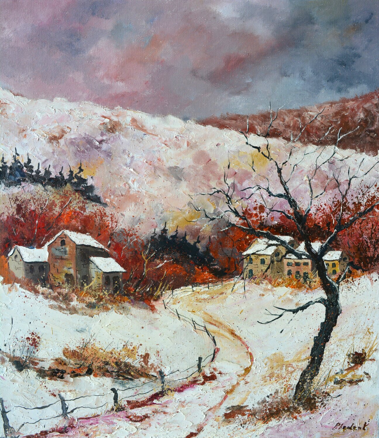 Winter landscape Pol Ledent