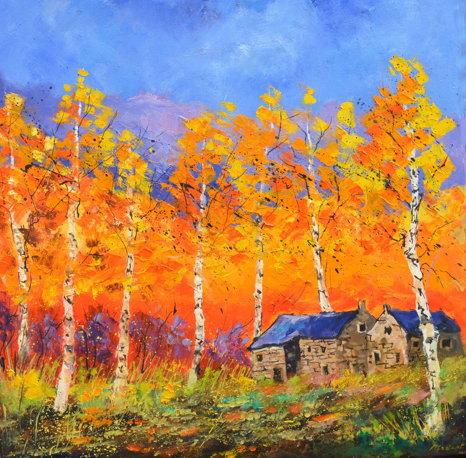 Aspentrees in autumn Pol Ledent