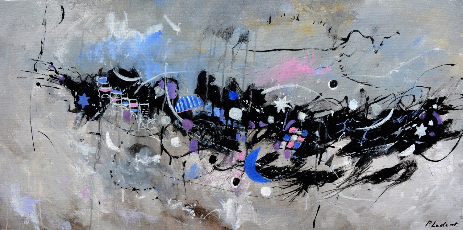 At the outskirts of Andromeda Pol Ledent Originalgemälde zu verkaufen
