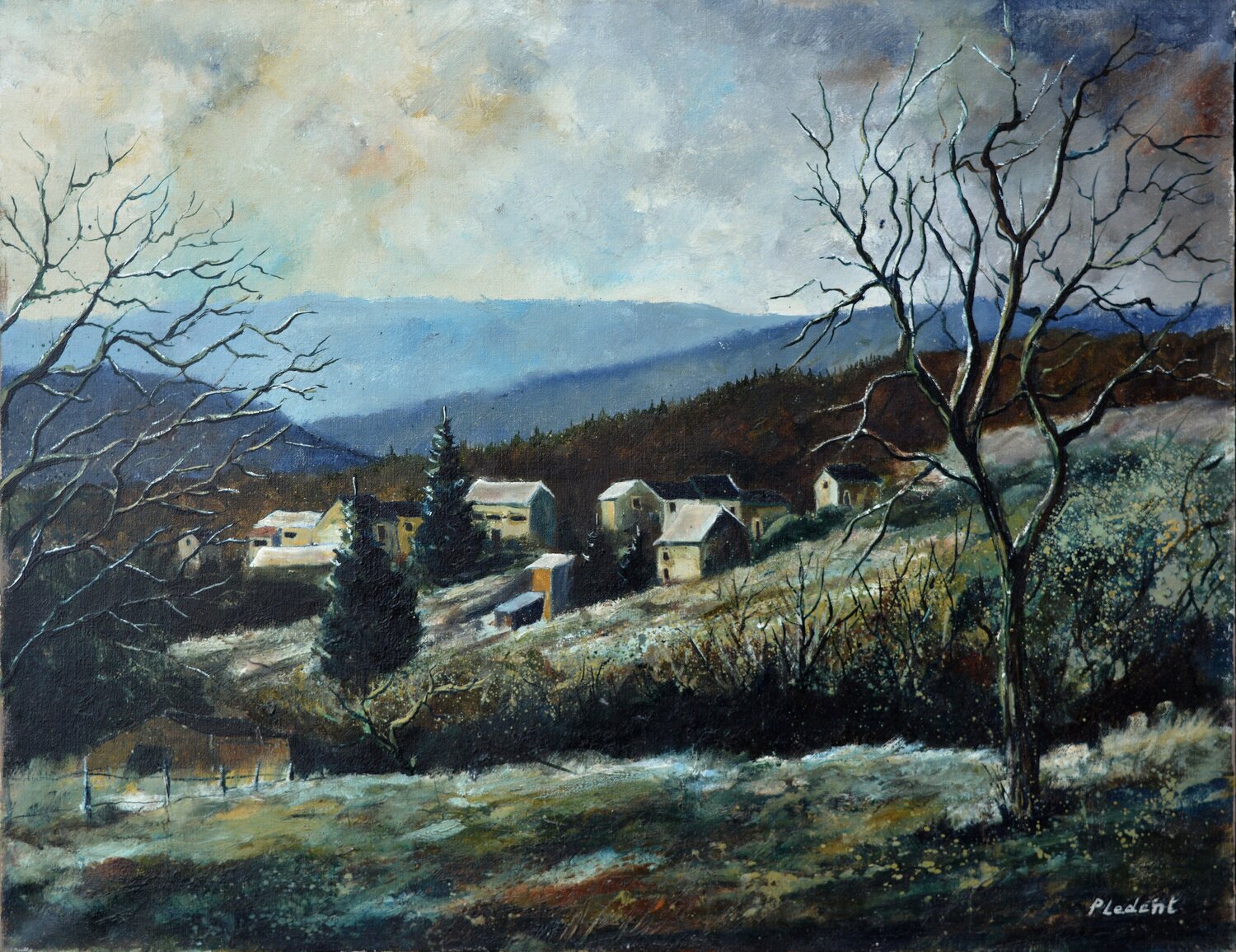 Quleques maisons dans un village Pol Ledent