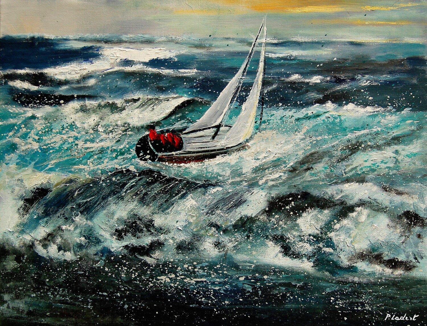 Rough at sea Pol Ledent