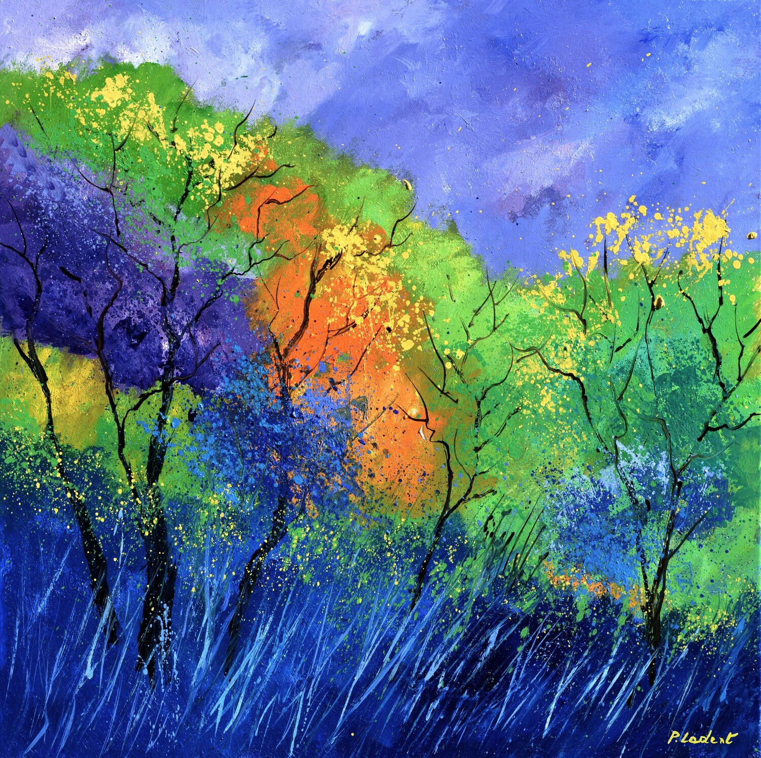 Trees in summer  77 Pol Ledent