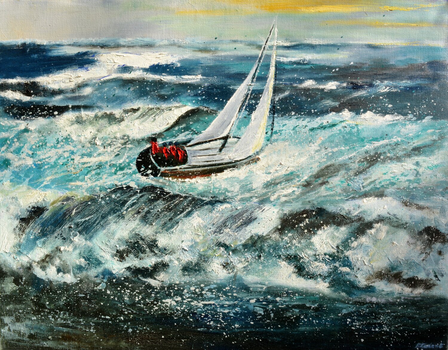 Seascape - Sailing -  9723 Pol Ledent