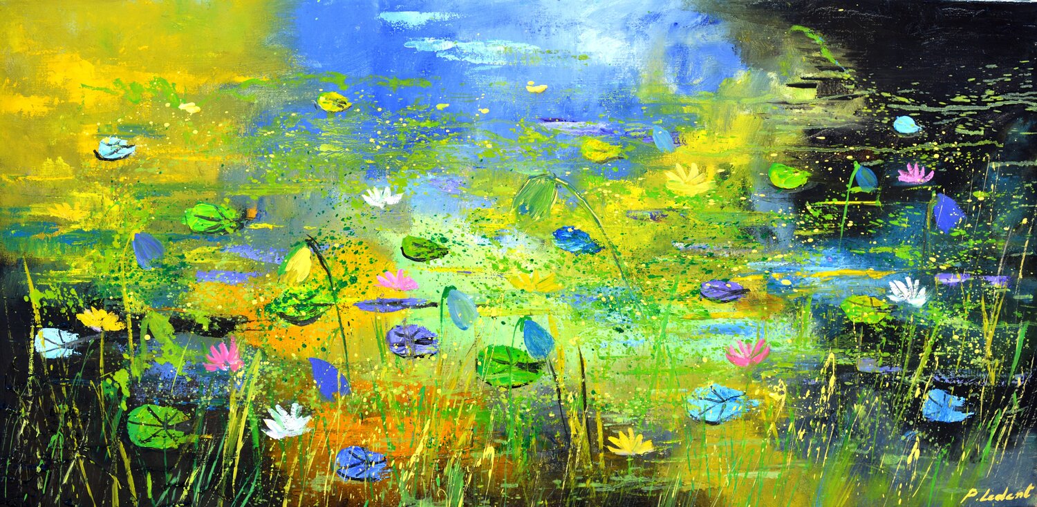 Paradise for lotos-eaters Pol Ledent Originalgemälde zu verkaufen