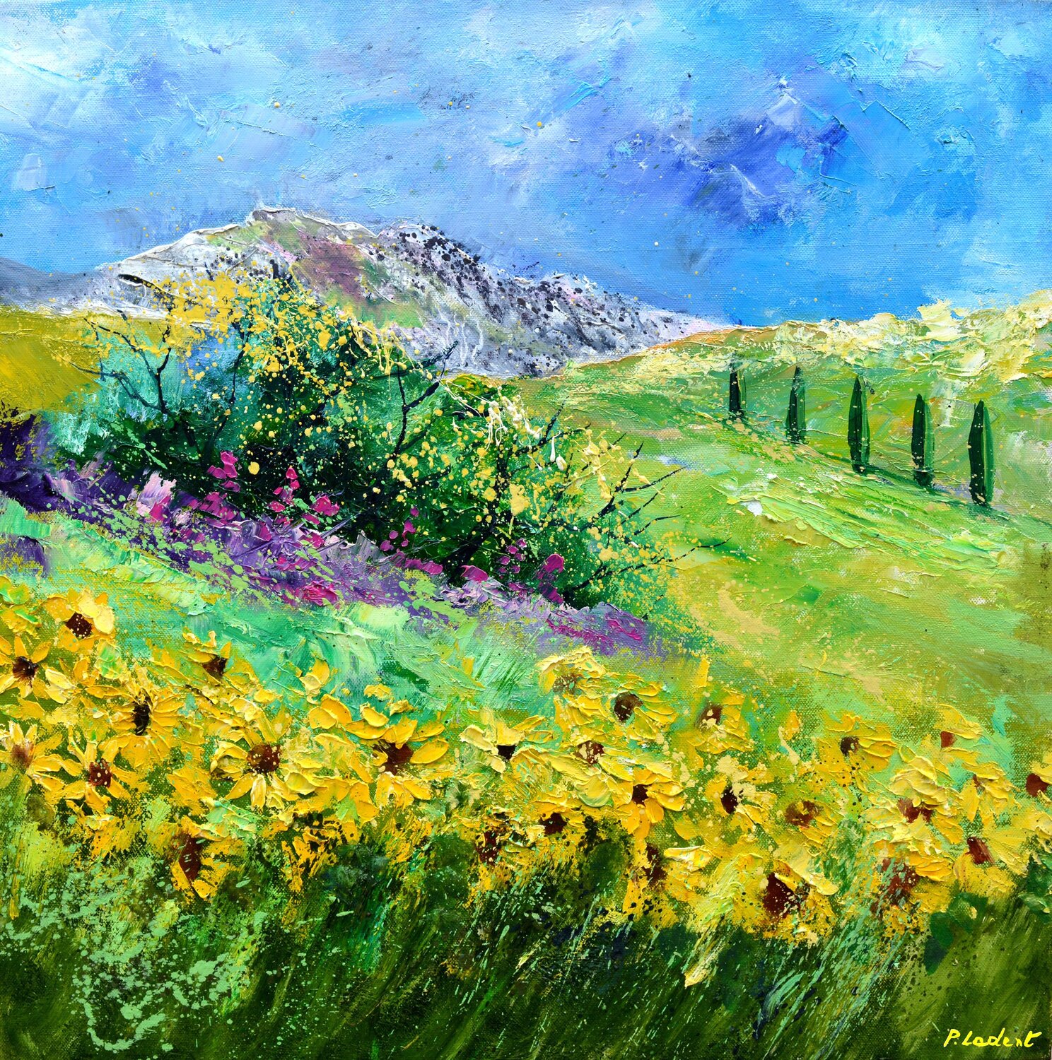 Sunflowers -66 Pol Ledent