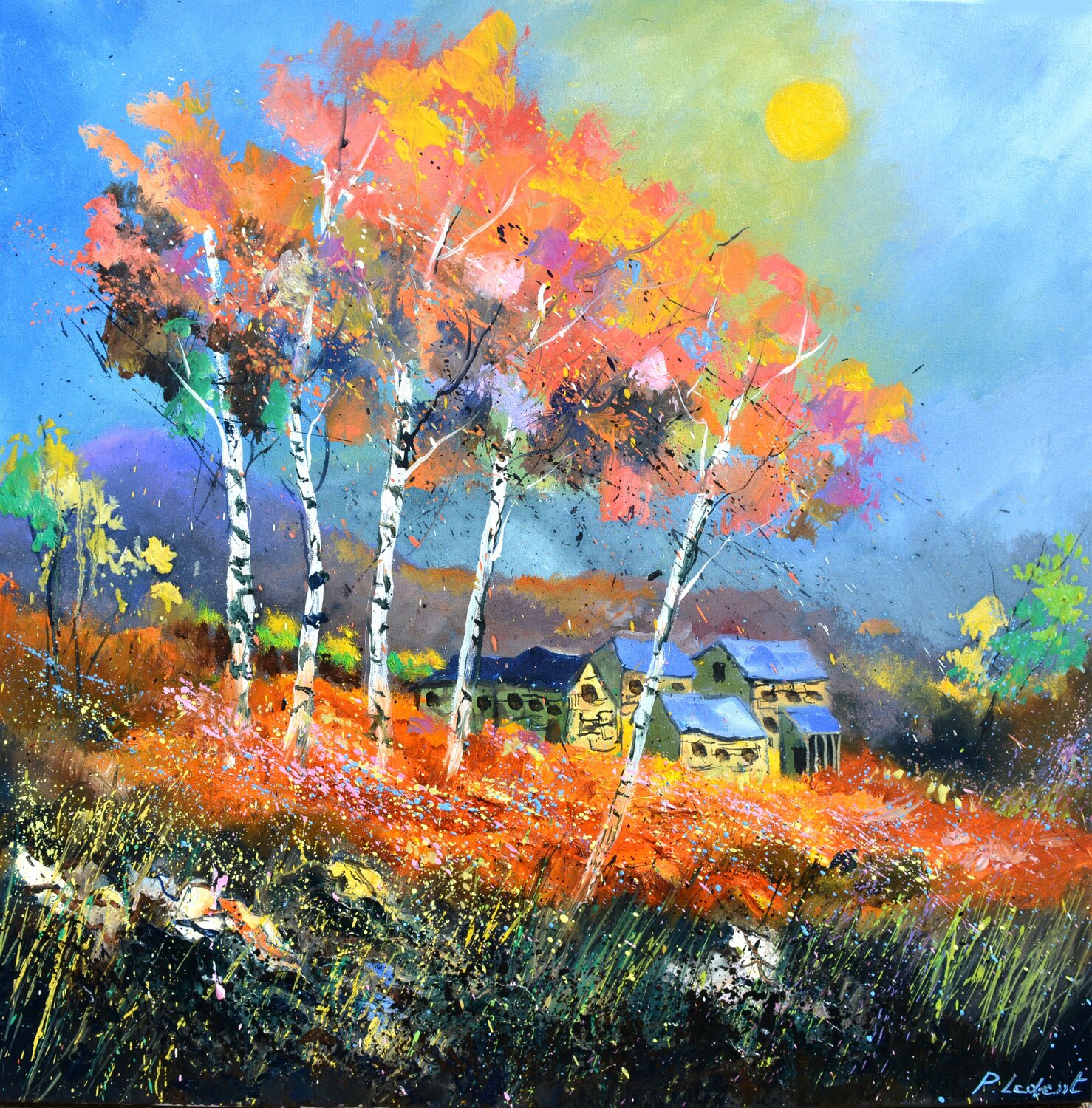 The last warmth of the sun Pol Ledent Originalgemälde zu verkaufen