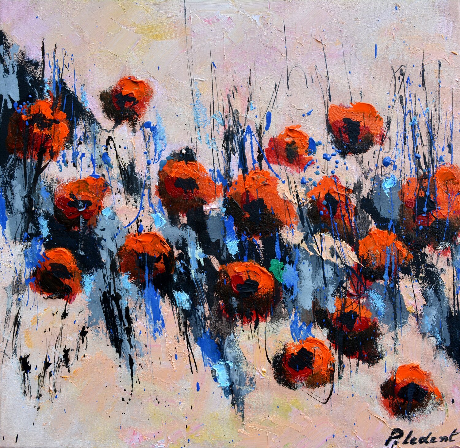 Red poppies 4426 Pol Ledent