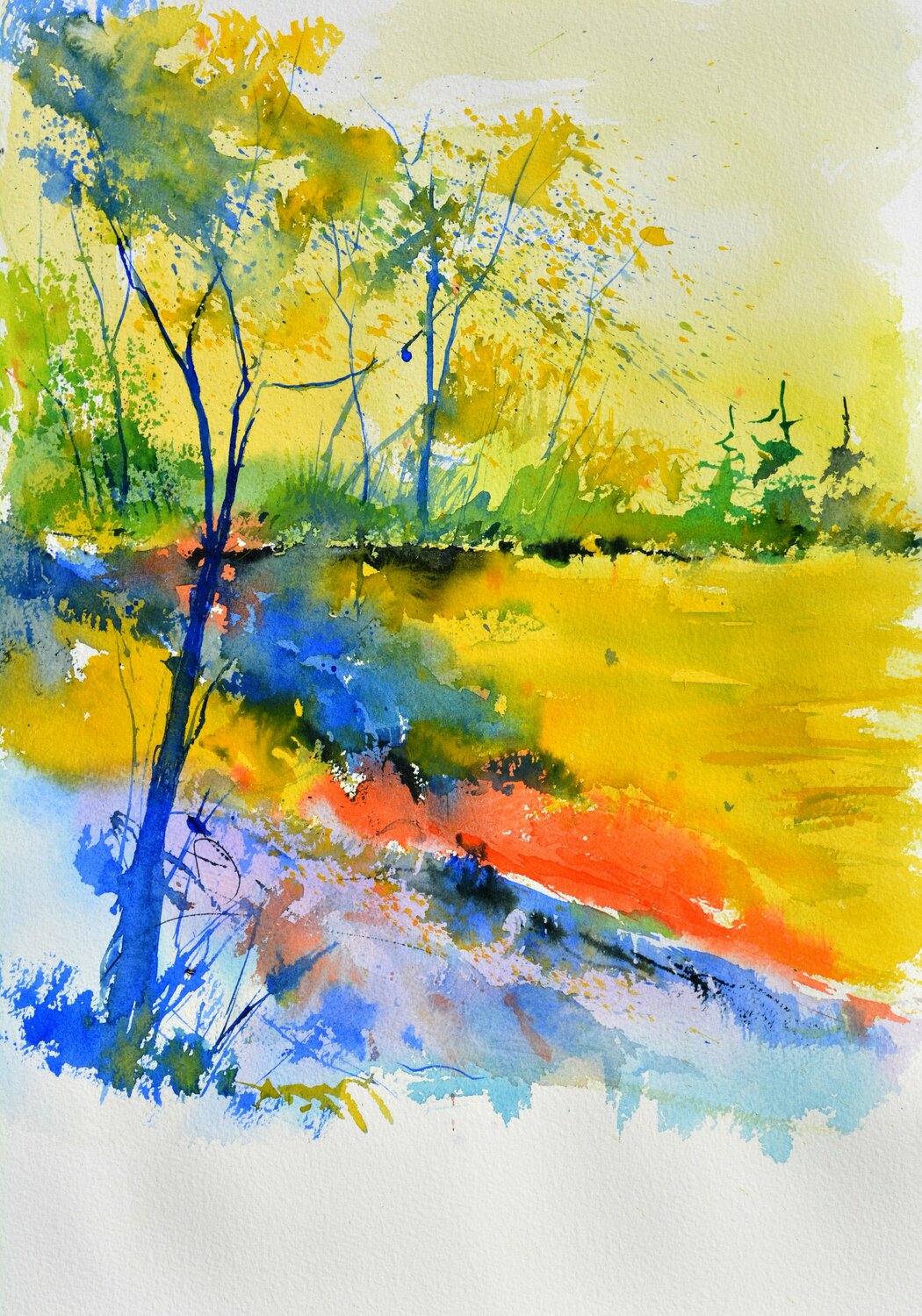 Summer - aquarelle 45516082 Pol Ledent