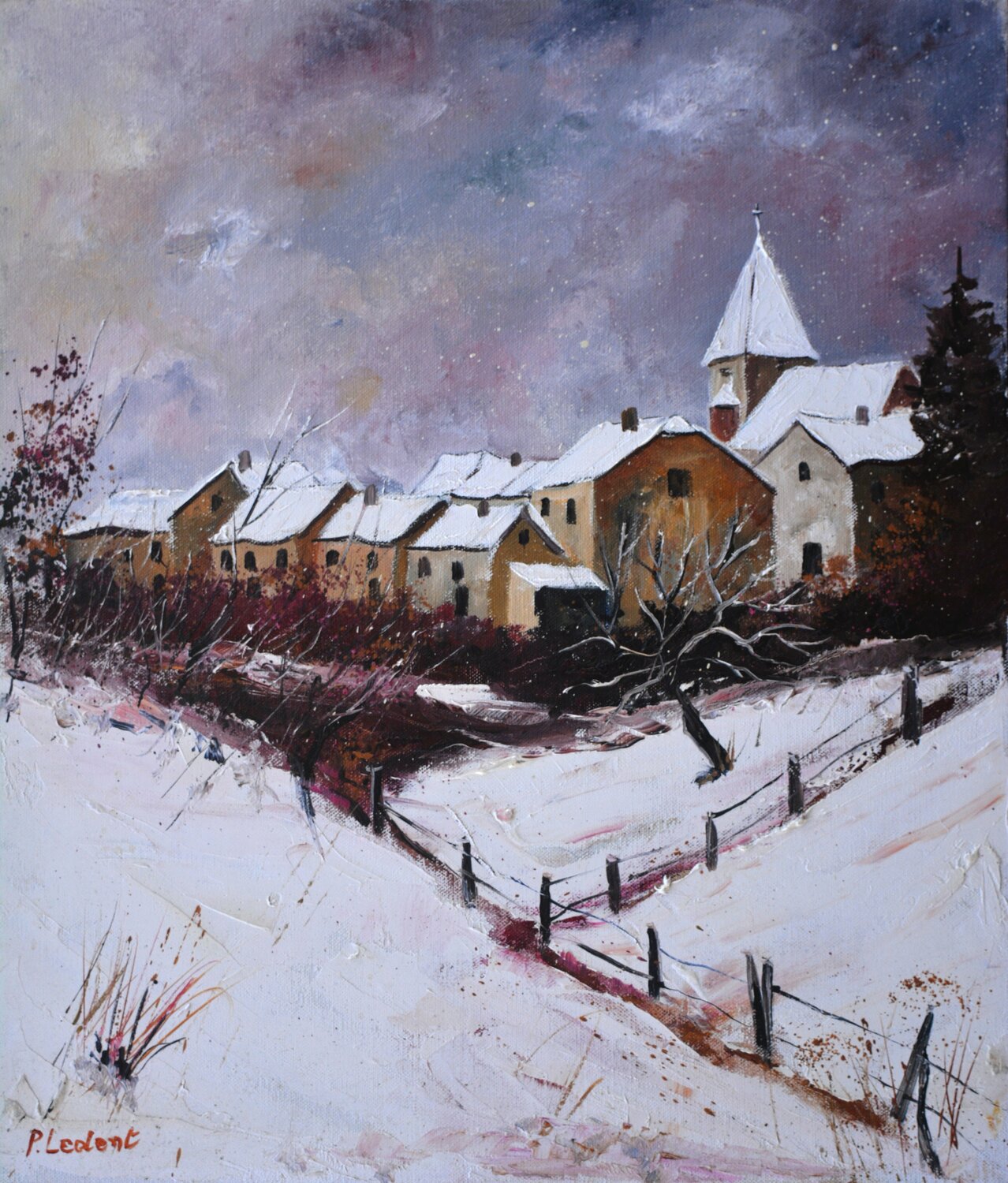 Neige à Awagne Pol Ledent