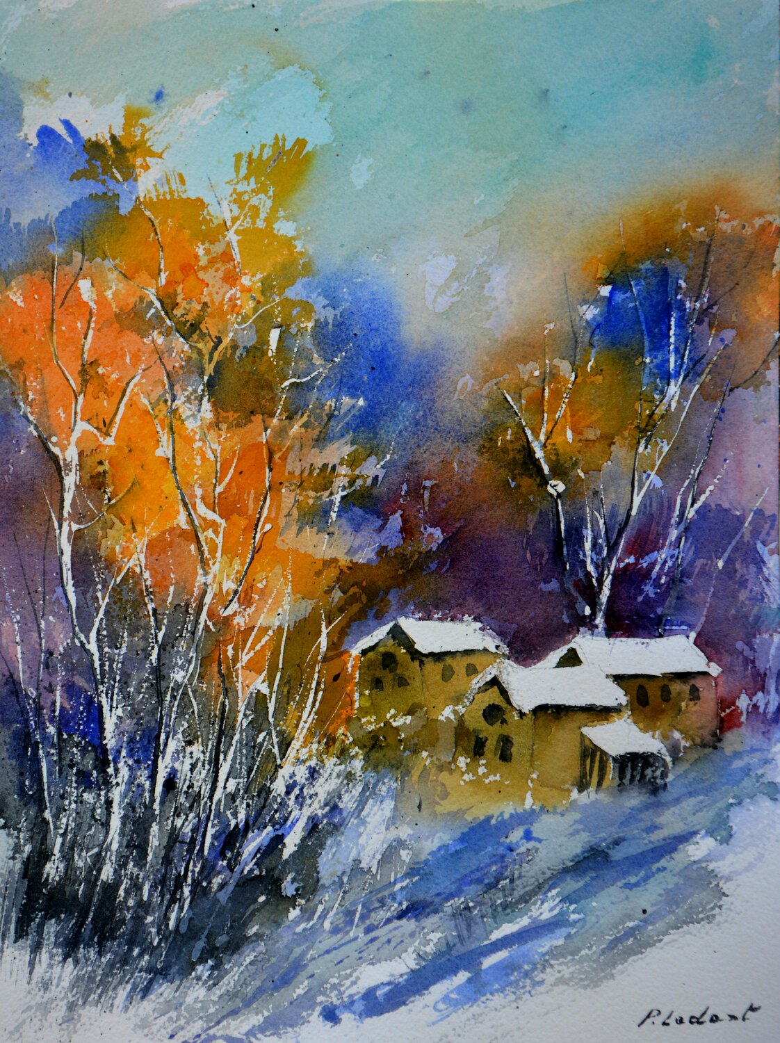 Clearing- aquarelle 812031 Pol Ledent
