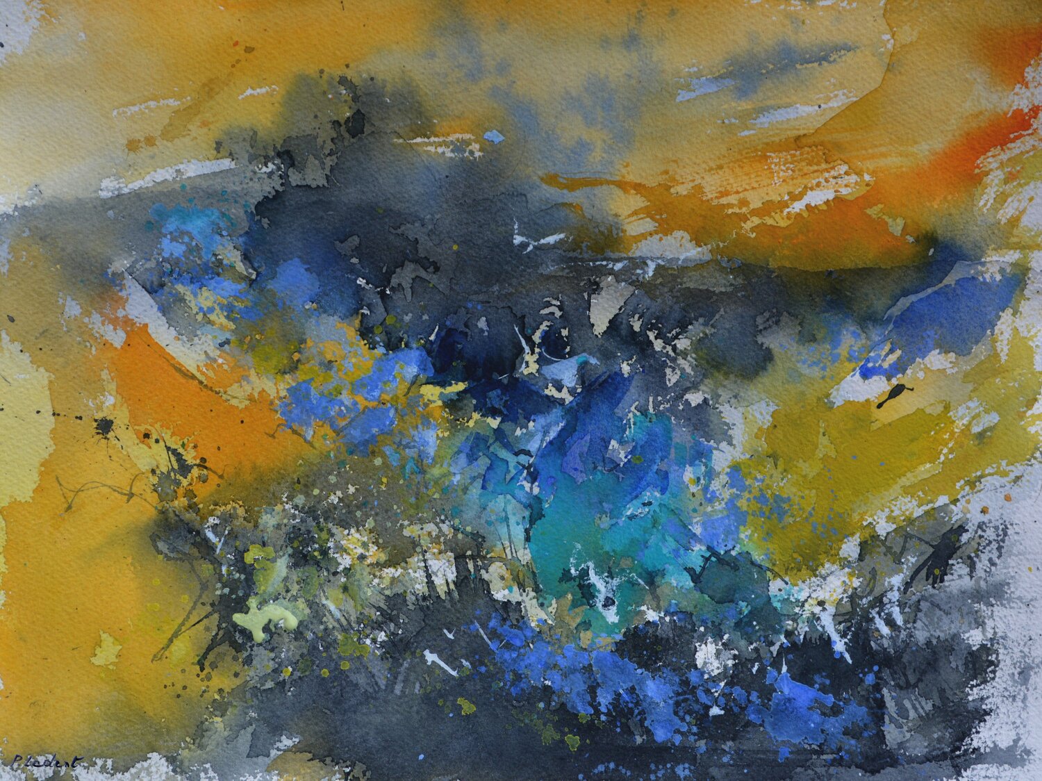 Impression soleil levant Pol Ledent