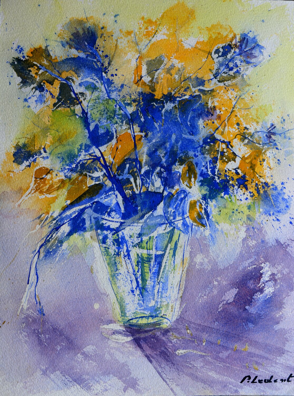 Nature morte - aquarelle 612563 Pol Ledent