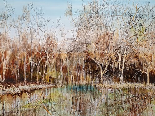 Les marais Berckois di Jean-Philippe GUFFROY, Pittura in vendita su Singulart