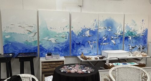 VOLAR... by Claudia Lucini, Painting for Sale on Singulart