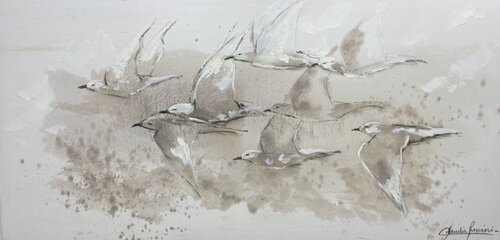 VOLAR... by Claudia Lucini, Painting for Sale on Singulart