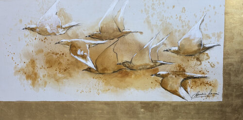 VOLAR... by Claudia Lucini, Painting for Sale on Singulart